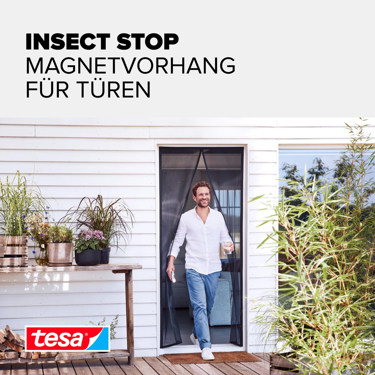 tesa-insect-stop-magnetvorhang-2-0-m-x-0-8-m-anthrazit-selbstschlie-end image 3