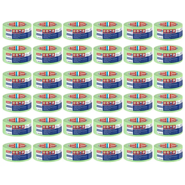 tesa-allzweck-putzband-4621-gewebe-putz-und-malerband-50-m-x-50-mm-hellgr-n-36er image 1