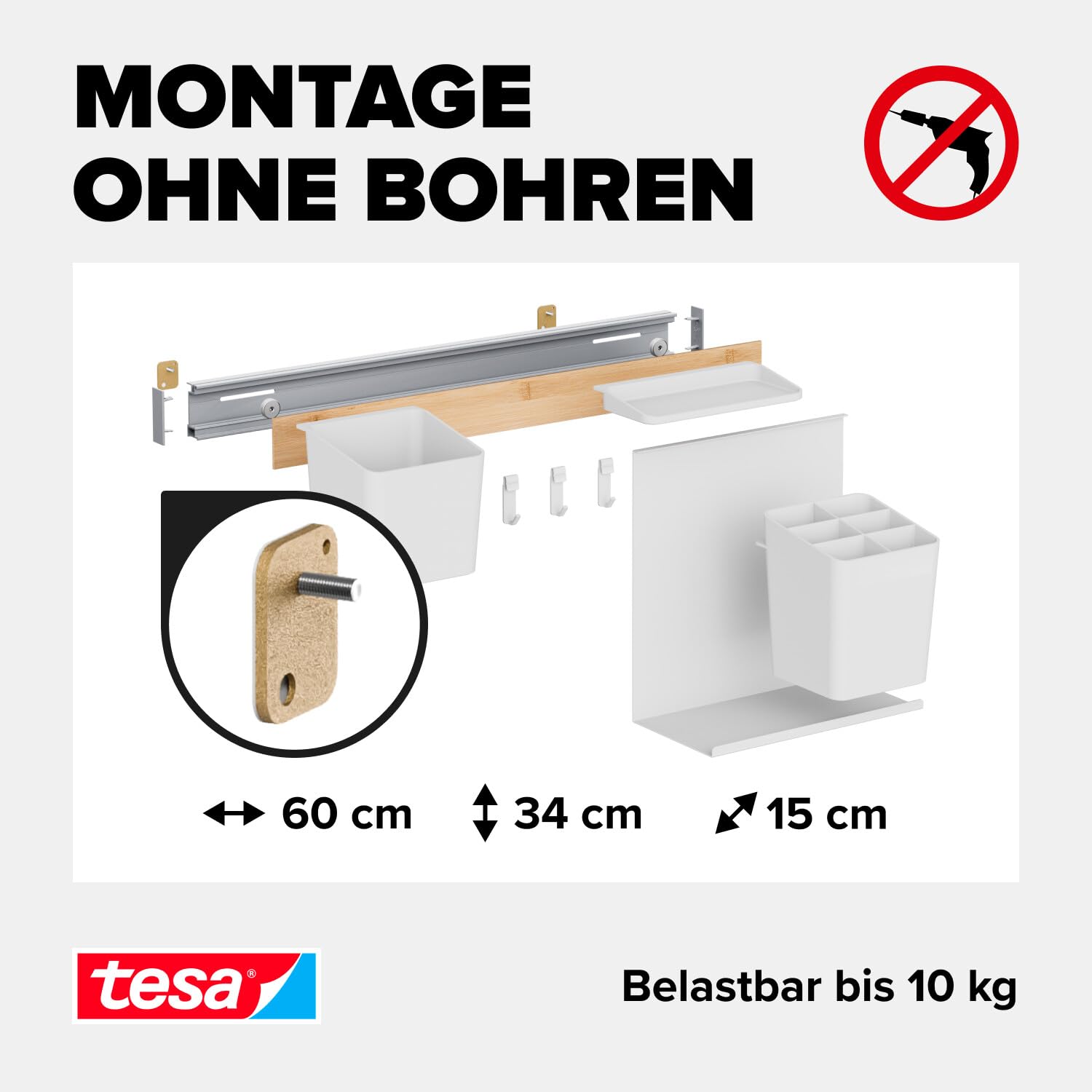tesa-k-chen-organizer-kombi-set-m-selbstklebende-k-chenleiste-bambus-wei image 4