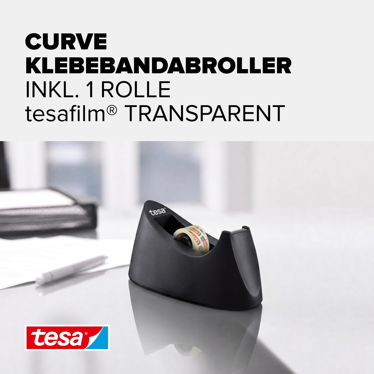 tesa-tischabroller-easy-cut-curve-tesafilm-transparent-10-m-x-19-mm image 2