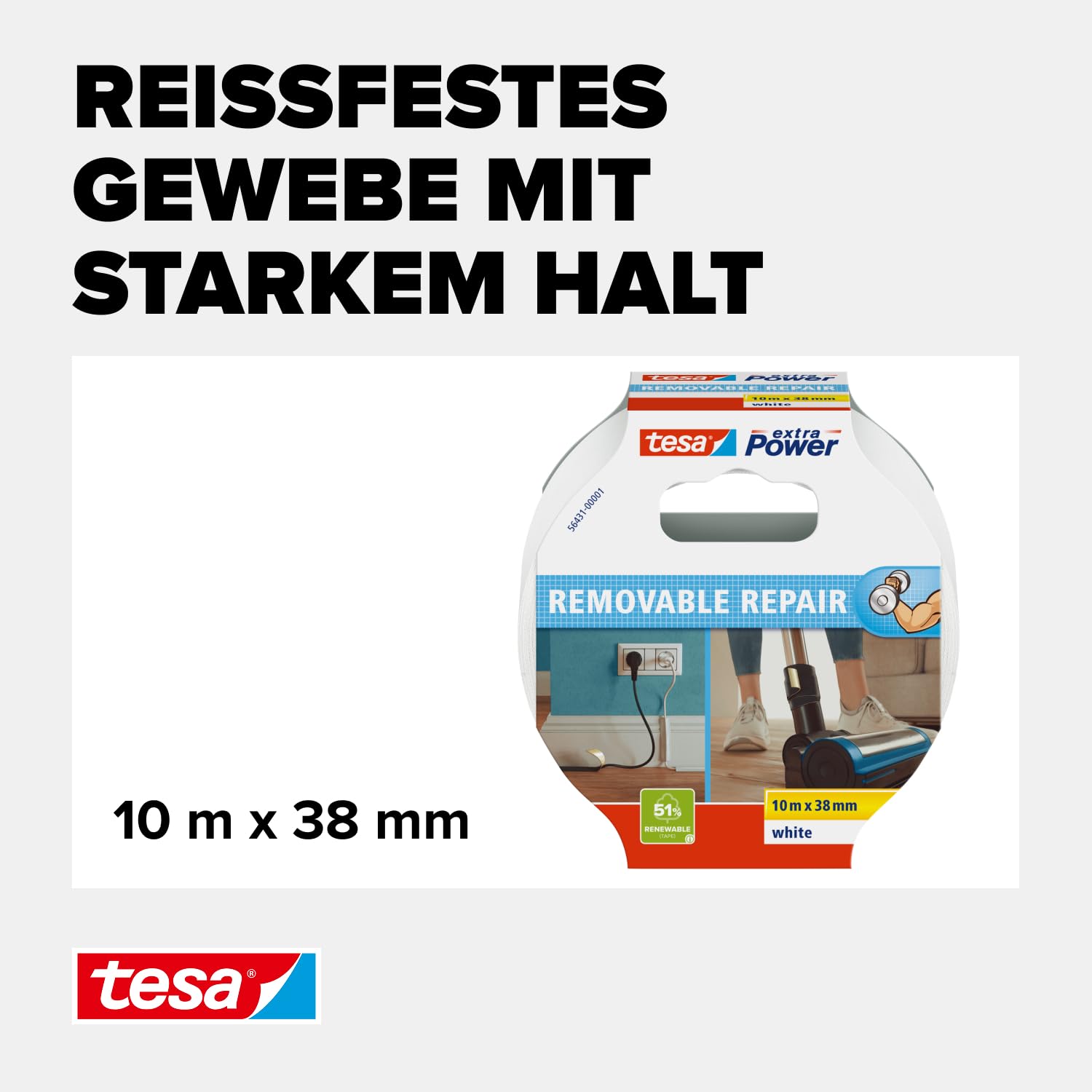 tesa-extra-power-eco-repair-gewebeband-wei-9-10-m-x-38-mm image 3