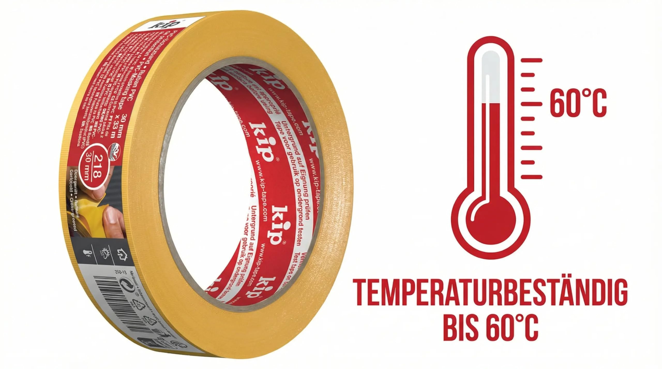 kip-pvc-schutzband-abklebeband-maler-gelb-30-mm-x-33-m image 8