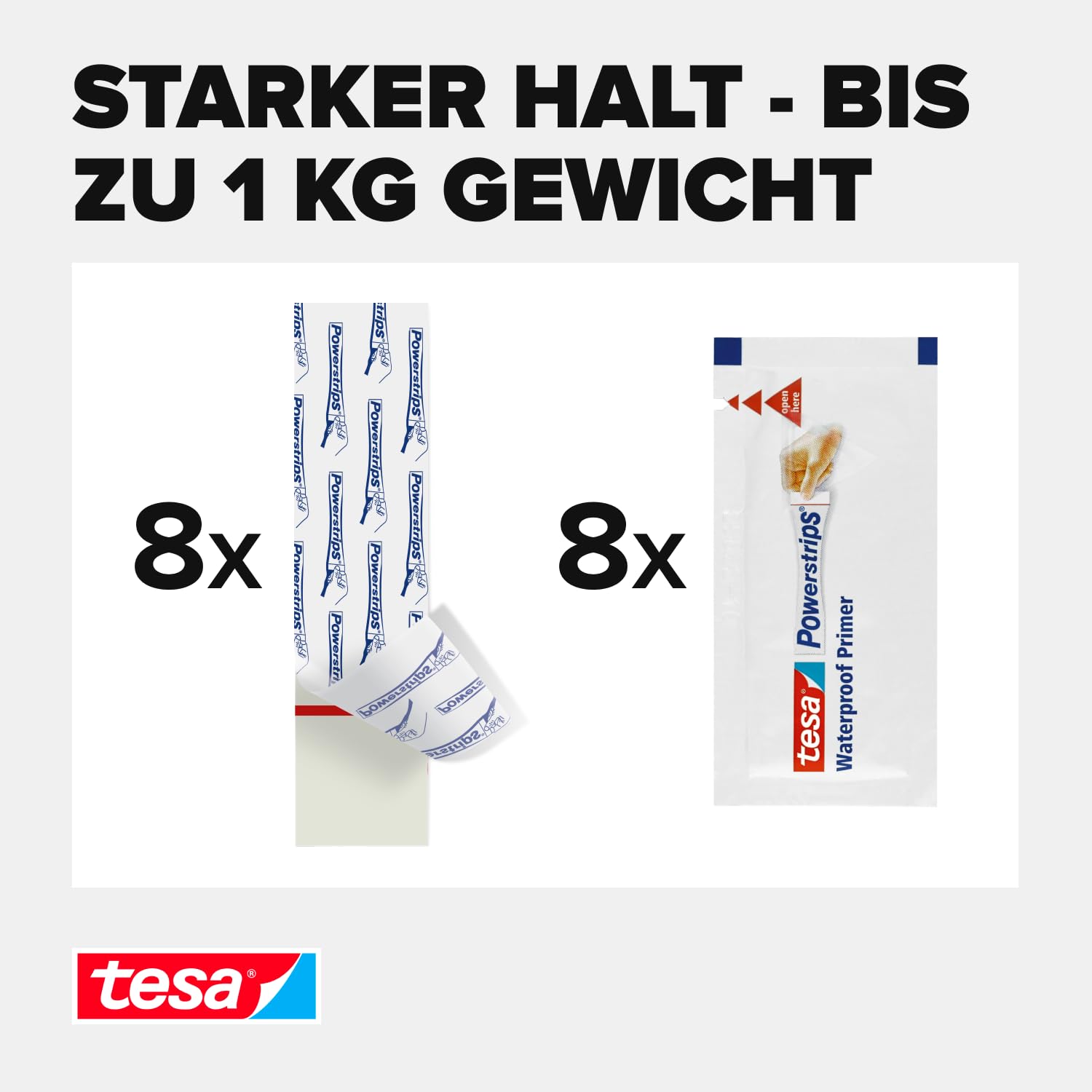 tesa-powerstrips-waterproof-strips-small-8-doppelseitige-streifen image 3