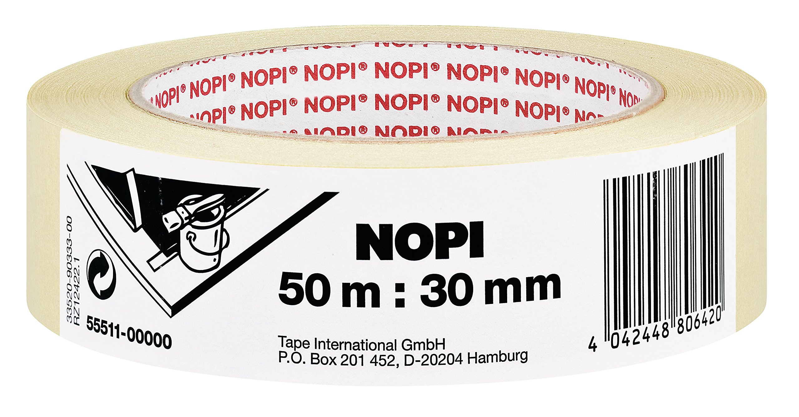 tesa-nopi-malerkrepp-malerband-rolle-2-hellbeige-50-m-x-50-mm image 5