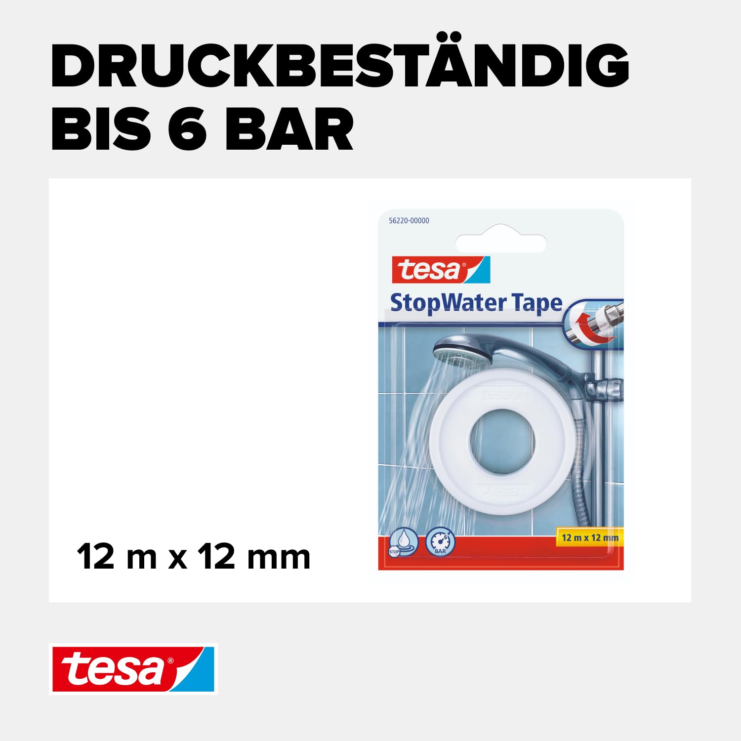 tesa-stopwater-dichtungsband-ptfe-wei-12-m-x-12-mm-wasserdicht-bis-6-bar image 3