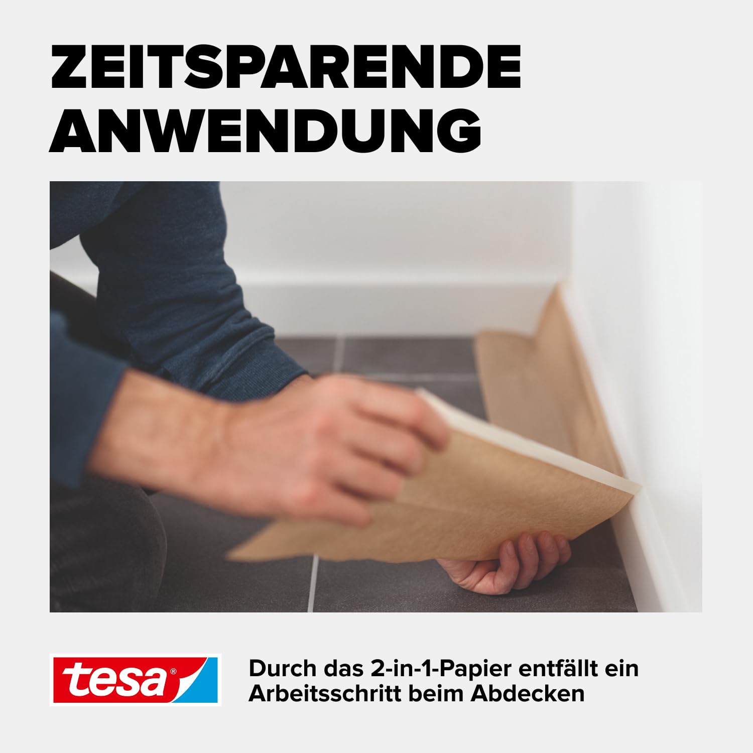 tesa-easy-cover-universal-malerband-mit-abdeckpapier-20-m-x-15-cm image 5