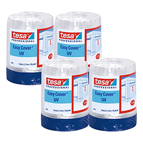 tesa-easy-cover-4369-uv-malerband-mit-folie-blau-8er-pack-14-m-x-1-1-m image 4