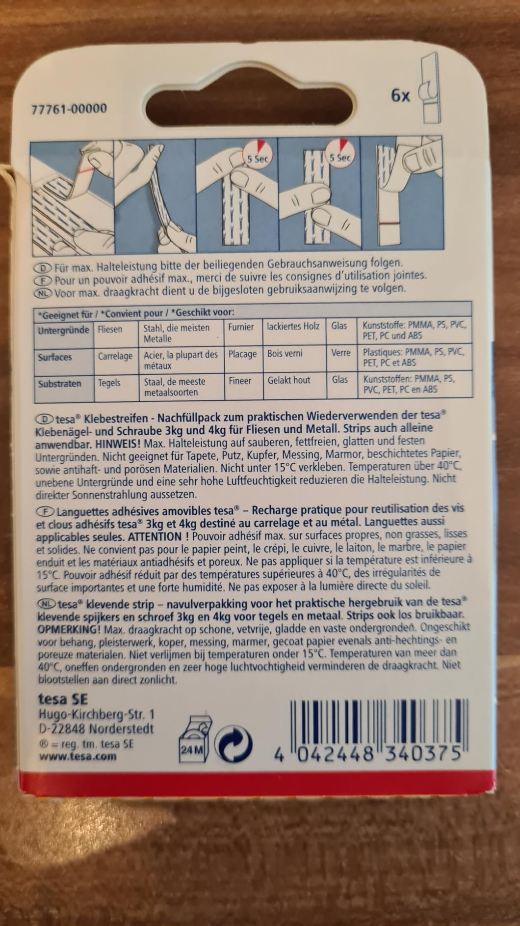 Thermometer hängt wieder