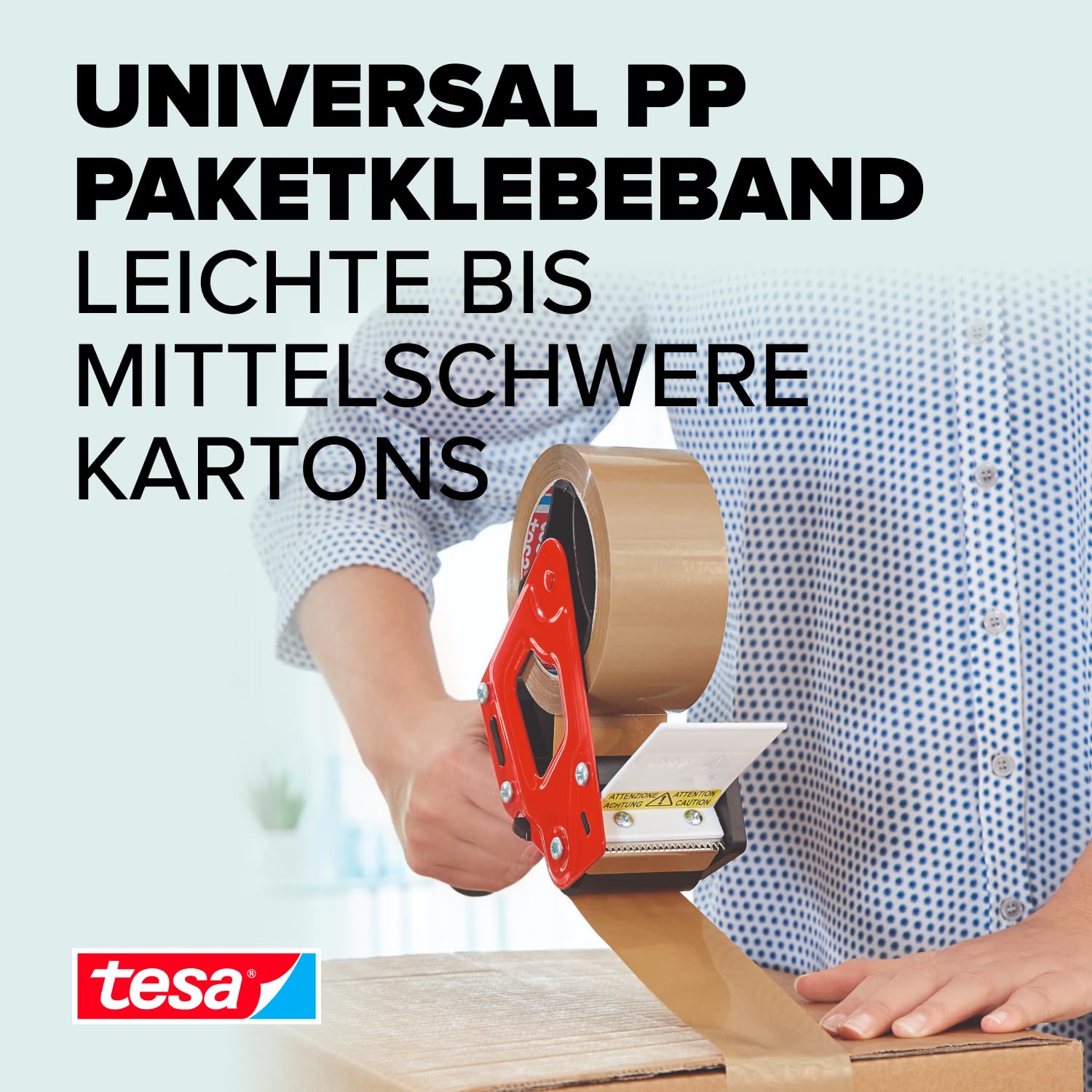tesa-tesapack-4024-universal-pp-packband-66-m-x-50-mm-braun-6-rollen image 2