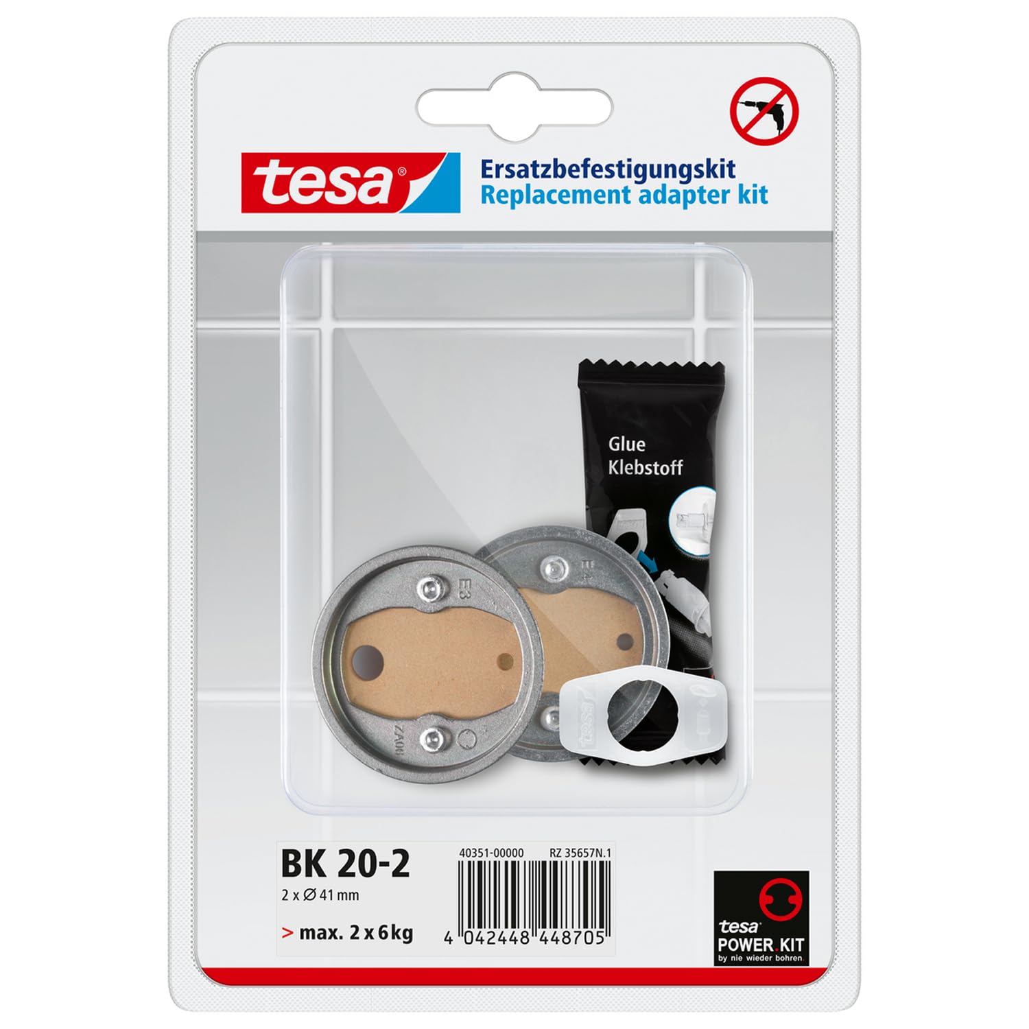 tesa-power-kit-adapter-bk20-2-f-r-ekkro-luup-klaam-smooz-2-st-ck image 1