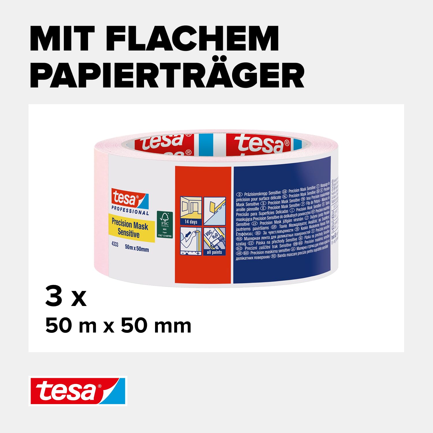 tesa-pr-zisionskrepp-sensitiv-4333-3er-pack-50-m-x-50-mm-rosa image 3