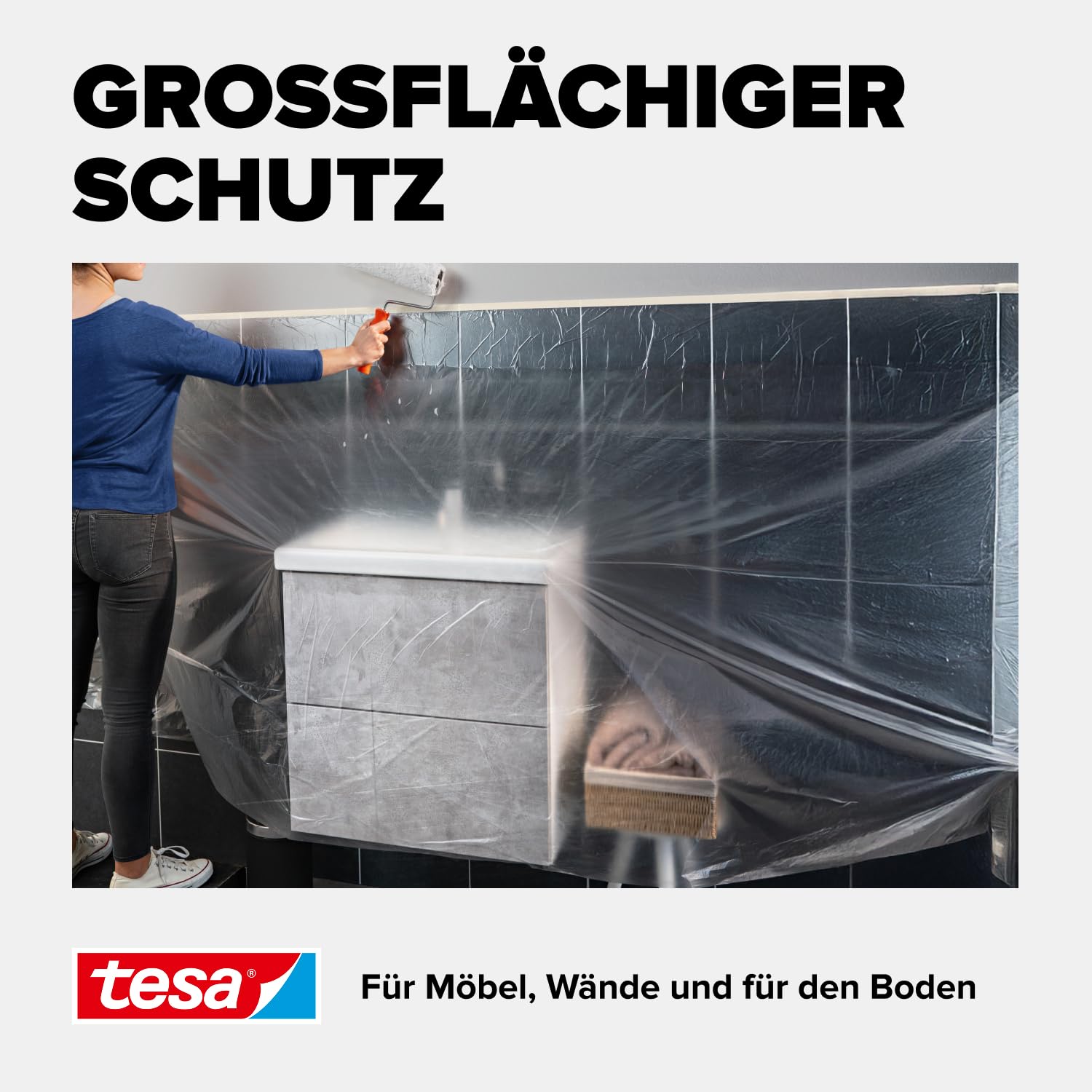 tesa-easy-cover-universal-malerband-mit-abdeckfolie-25-m-x-0-55-m image 4