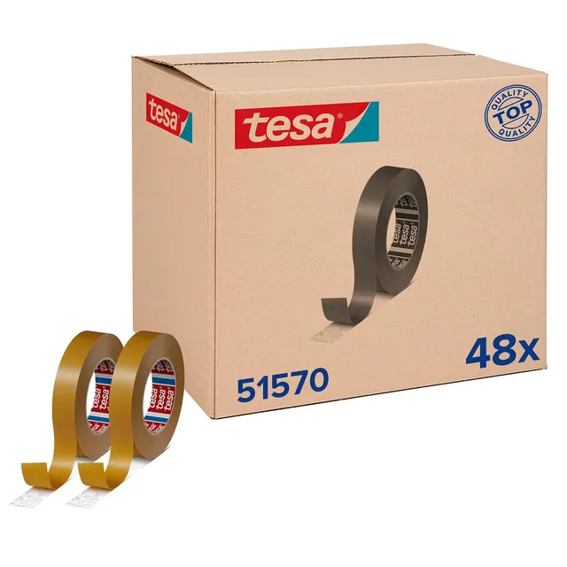 tesafix-51570-montageband-doppelseitig-50-m-x-25-mm-farblos-48er-pack image 1