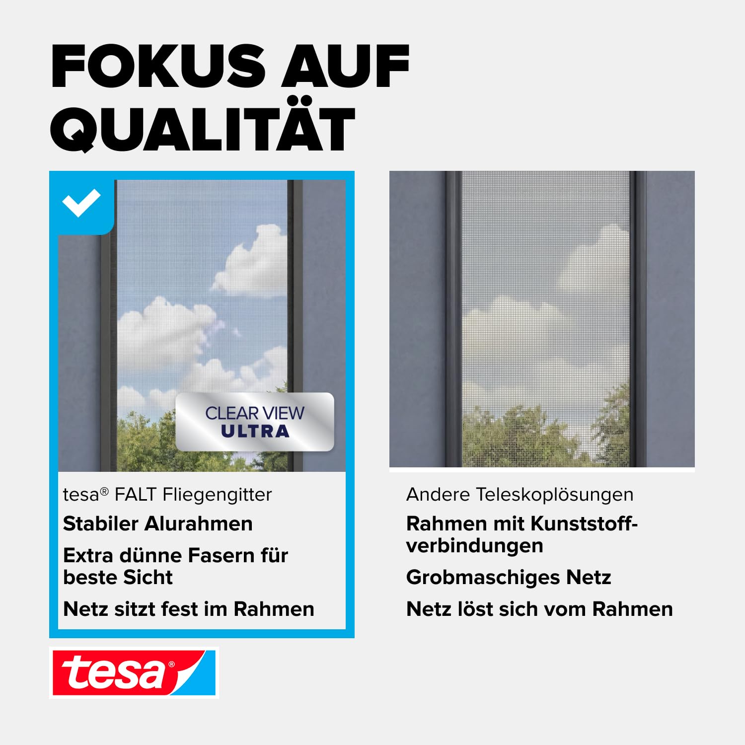 tesa-insect-stop-falt-fliegengitter-fenster-80-140-cm-anthrazit-alu-rahmen image 6