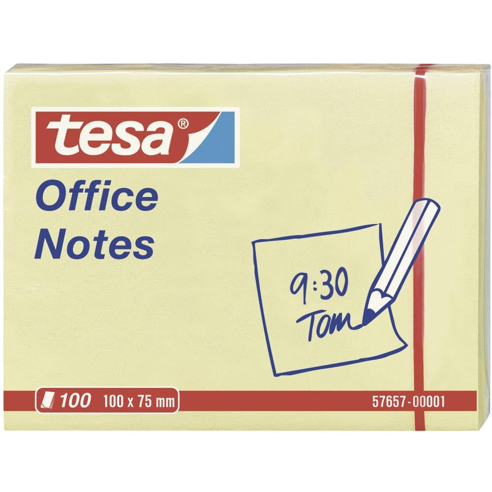 tesa-office-notes-haftnotizen-gelb-100-blatt-7-5-cm-x-7-5-cm image 8