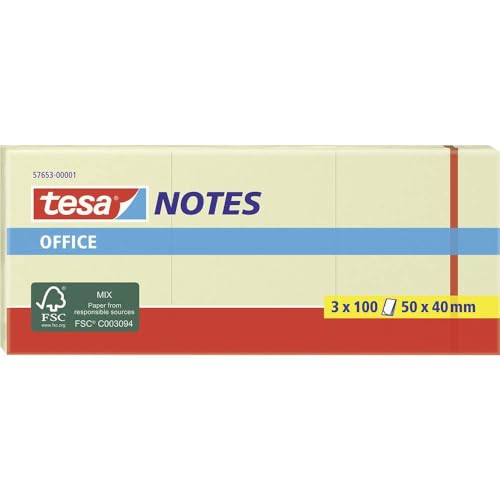 tesa-office-notes-haftnotizen-3x100-blatt-5-cm-x-4-cm-gelb image 4