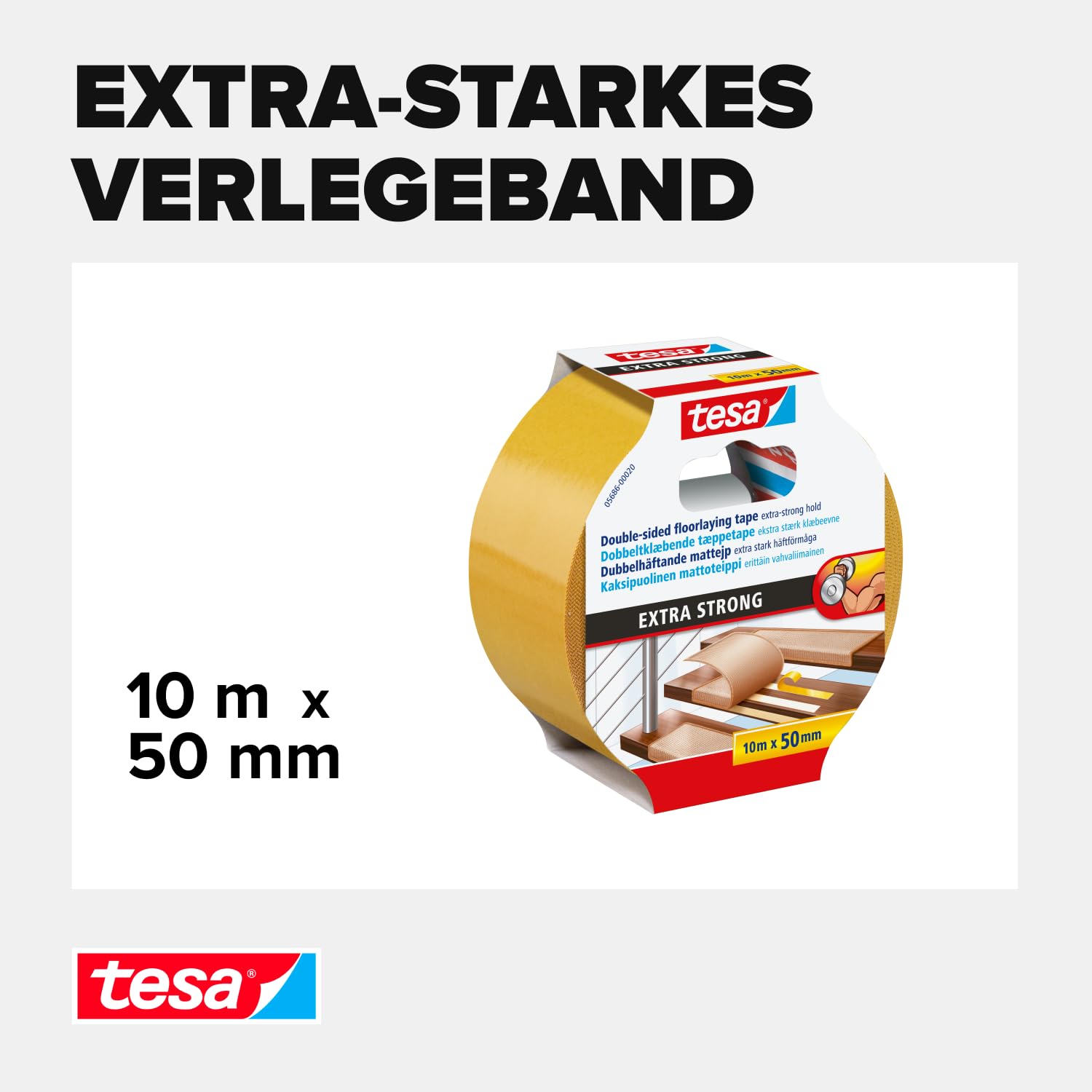 tesa-verlegeband-extra-stark-klebend-doppelseitiges-teppich-und-pvc-verlegeband- image 3