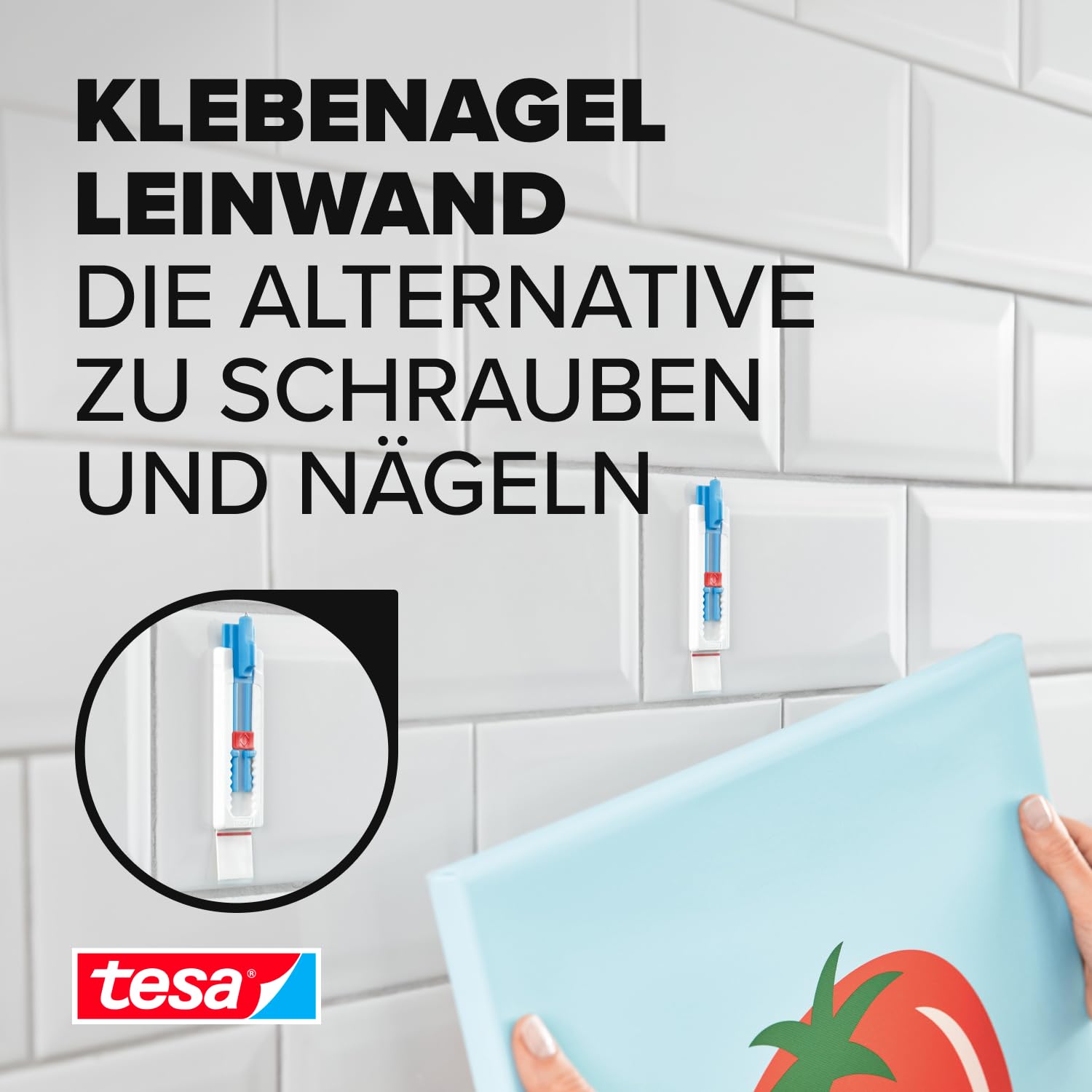 tesa-klebenagel-leinwand-f-r-fliesen-metall-verstellbar-2-st-ck-2-kg image 2