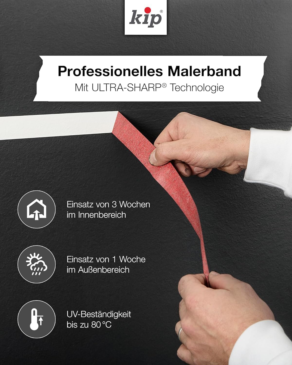 kip-tape-3301-ultra-sharp-abklebeband-rot-30-mm-x-50-m image 2