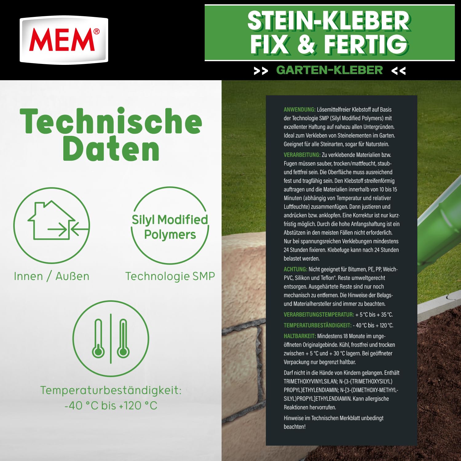 mem-stein-kleber-fix-fertig-b7-montagekleber-b7-schwarz-b7-445-g-kartusche image 3