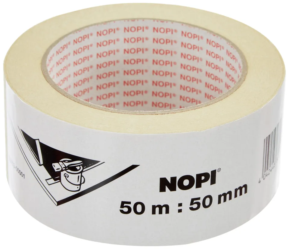 tesa-nopi-malerkrepp-malerband-rolle-2-hellbeige-50-m-x-50-mm image 1