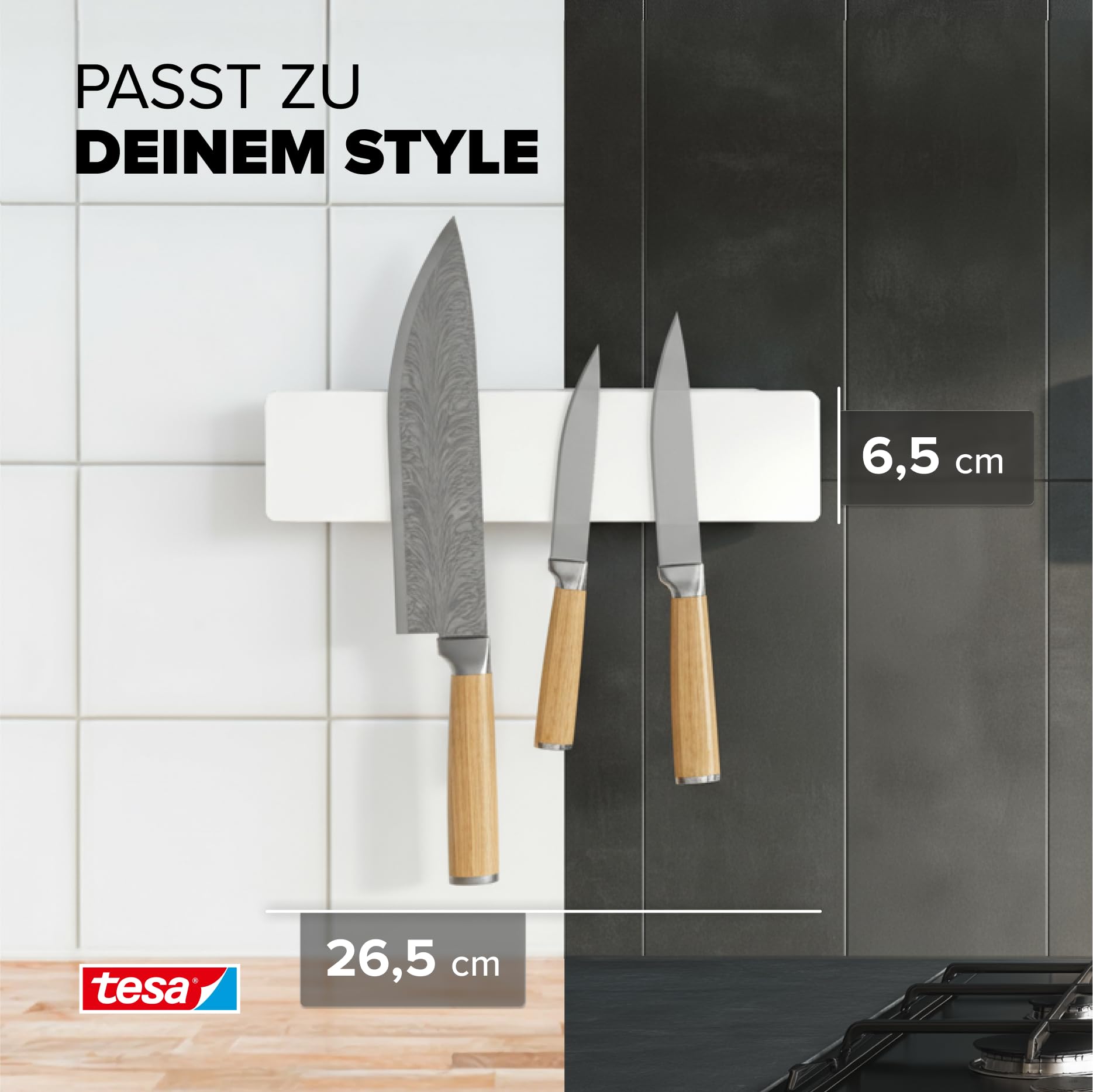 tesa-k-chen-organizer-messer-magnetleiste-selbstklebend-wei image 6