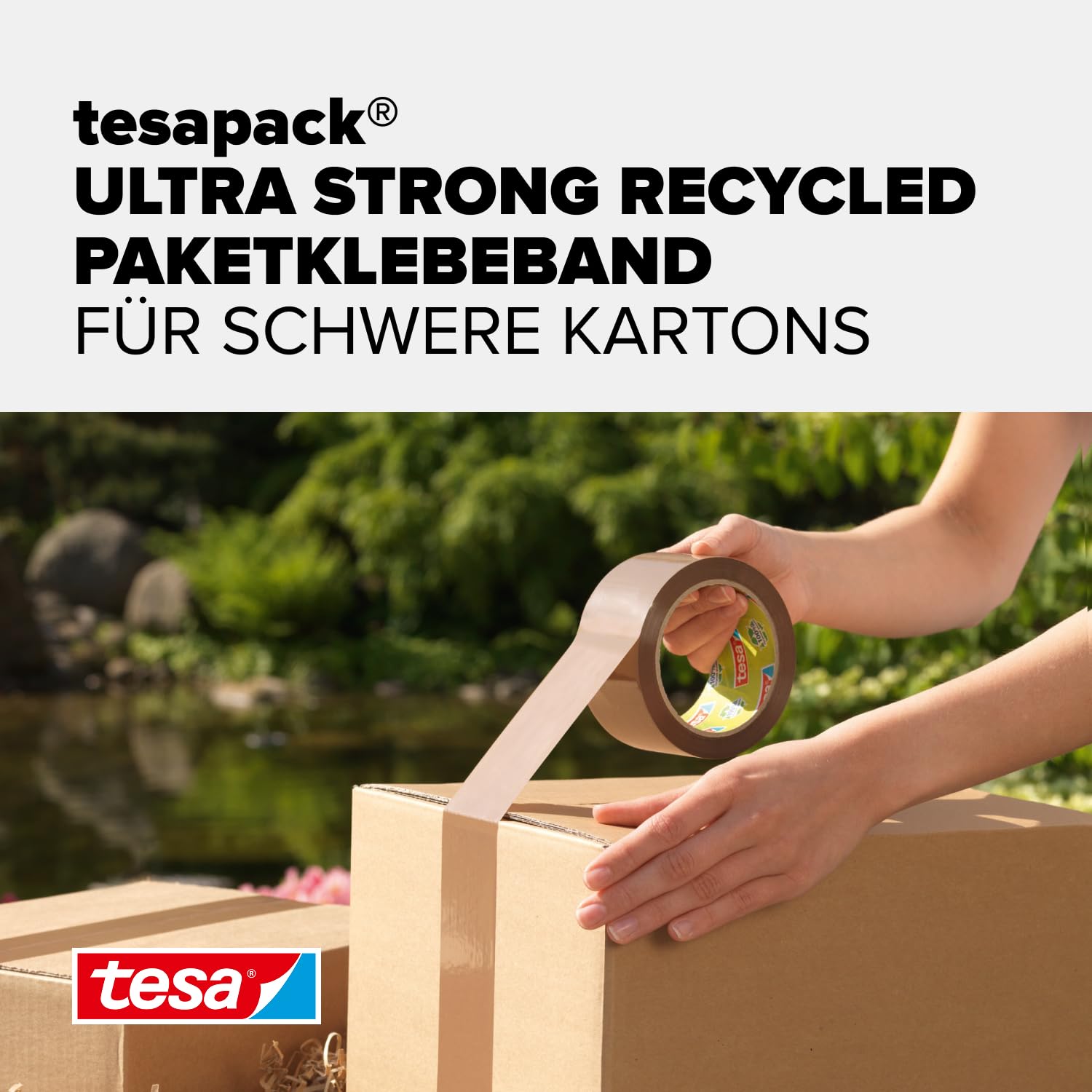 tesa-tesapack-ultra-strong-recycled-packband-66-m-x-50-mm-braun image 3