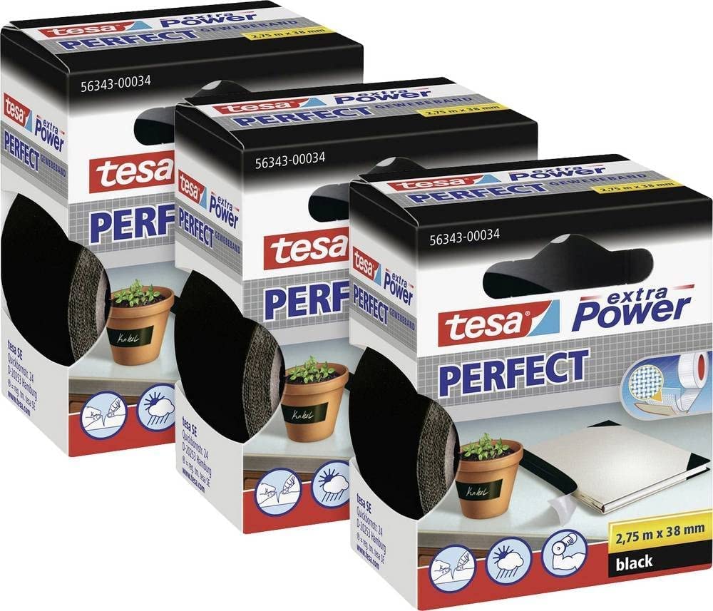 tesa-extra-power-perfect-gewebeband-3er-pack-3x-2-75-m-x-19-mm-schwarz image 3