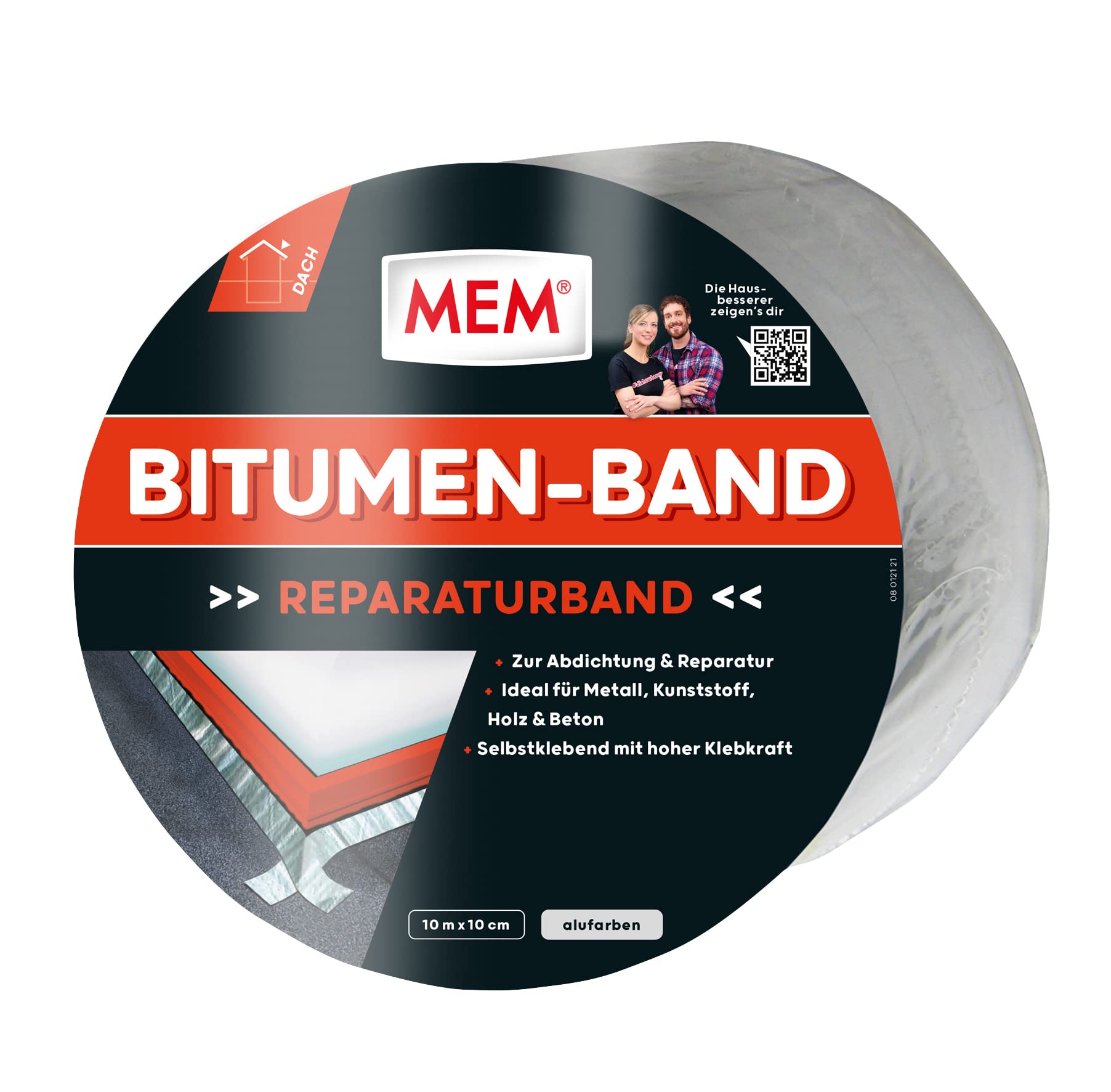mem-bitumen-band-selbstklebendes-dichtungsband-10-cm-x-10-m-aluminium image 1
