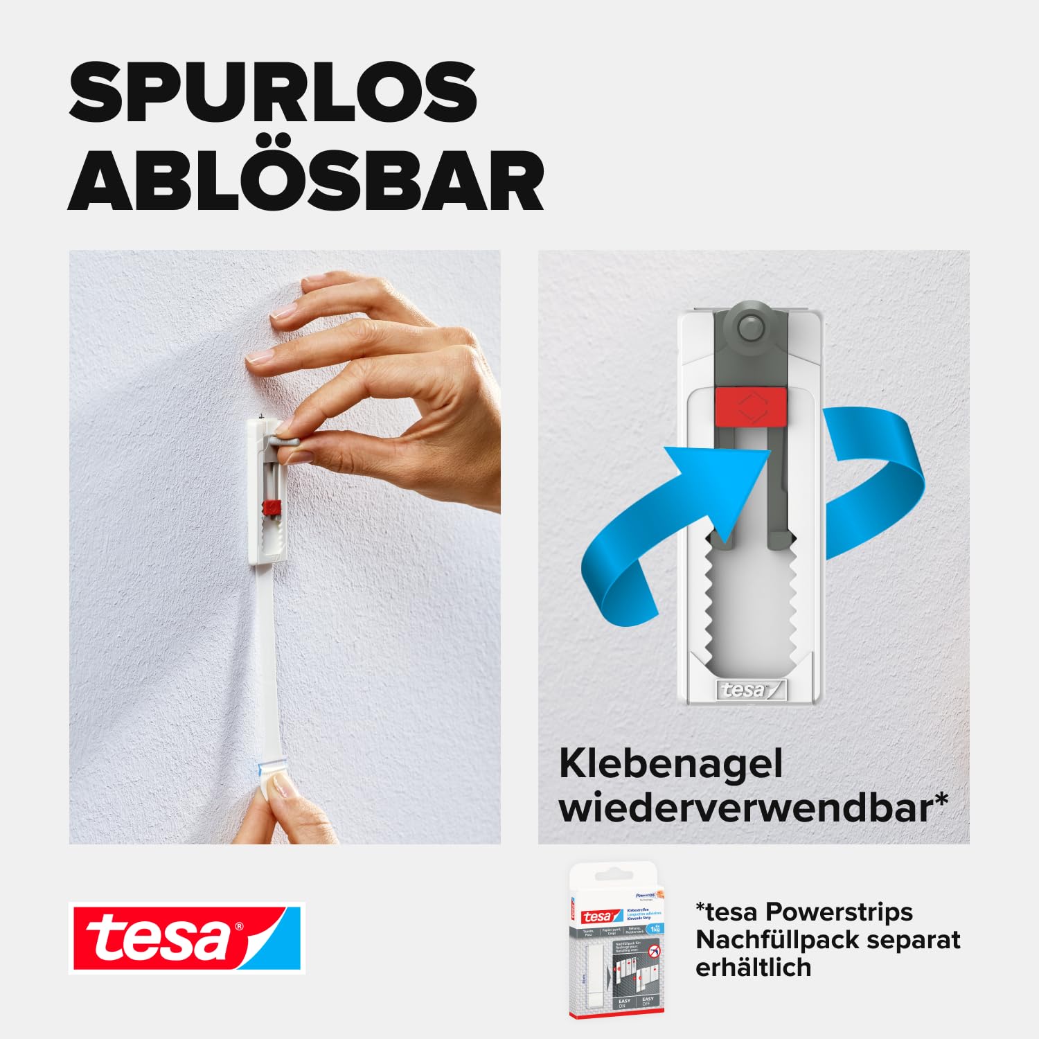 tesa-klebeschraube-verstellbar-f-r-tapete-putz-1-kg-2-schrauben-ohne-bohren image 6