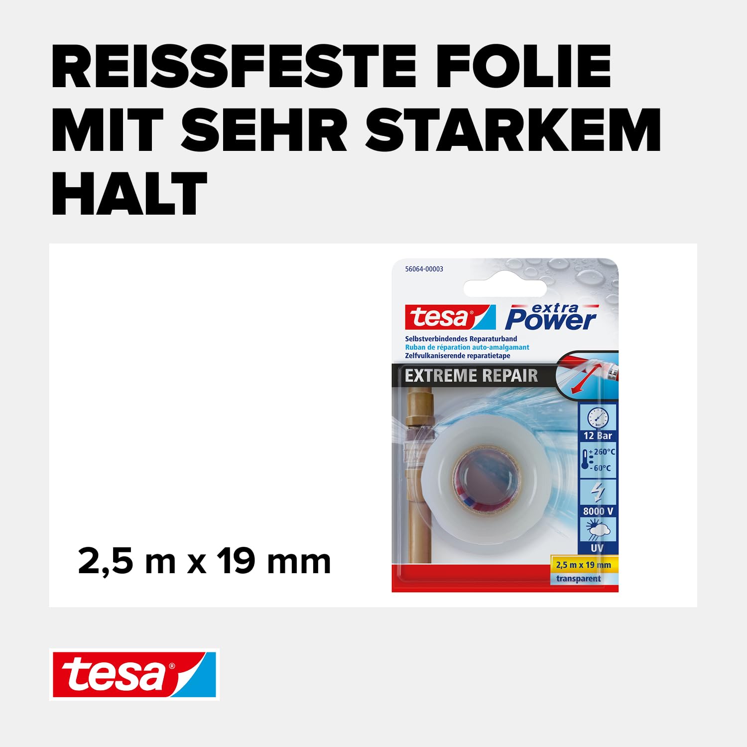tesa-extra-power-extreme-repair-reparaturband-2-5-m-x-19-mm-transparent image 3