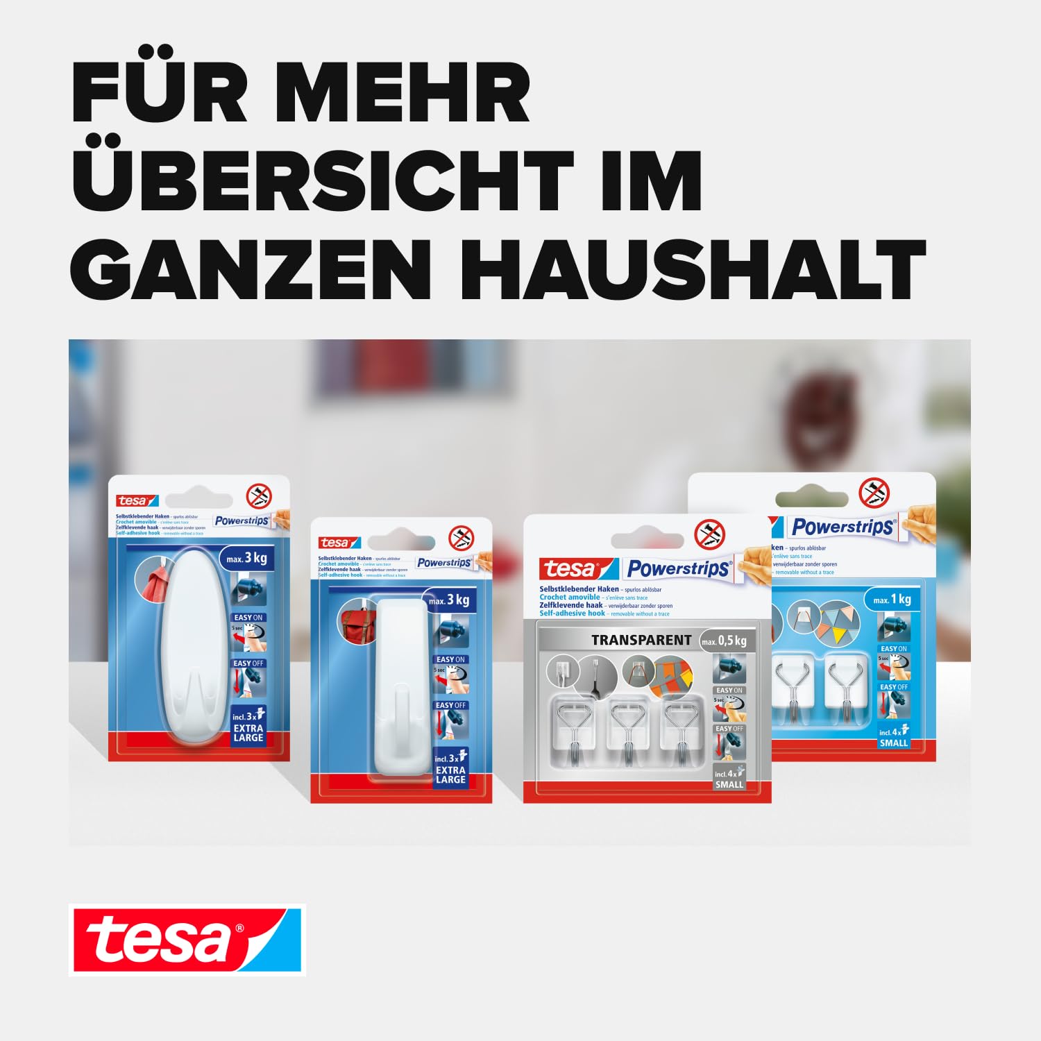 tesa-powerstrips-klebehaken-small-transparent-3-haken-4-strips image 7