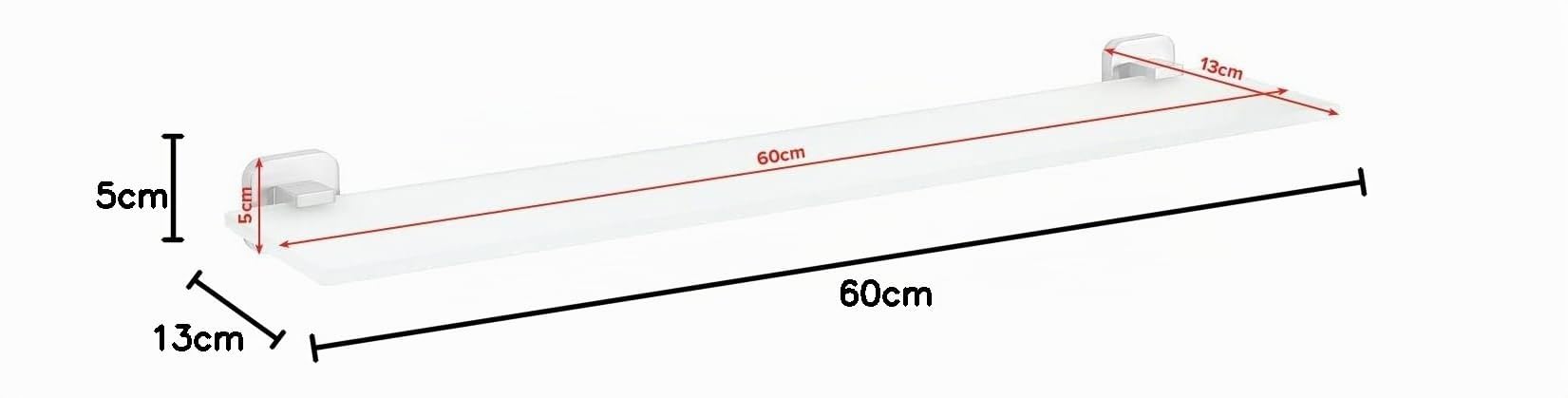 tesa-esteetic-glasablage-600-x-50-x-123-mm-milchglas-mit-power-kit-klebung image 8