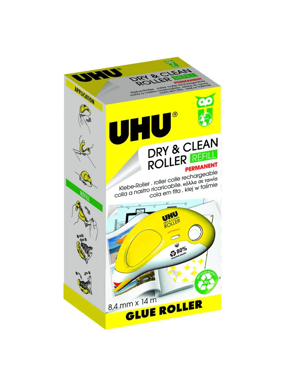 uhu-dry-clean-kleberoller-permanent-14-m-x-8-4-mm image 1