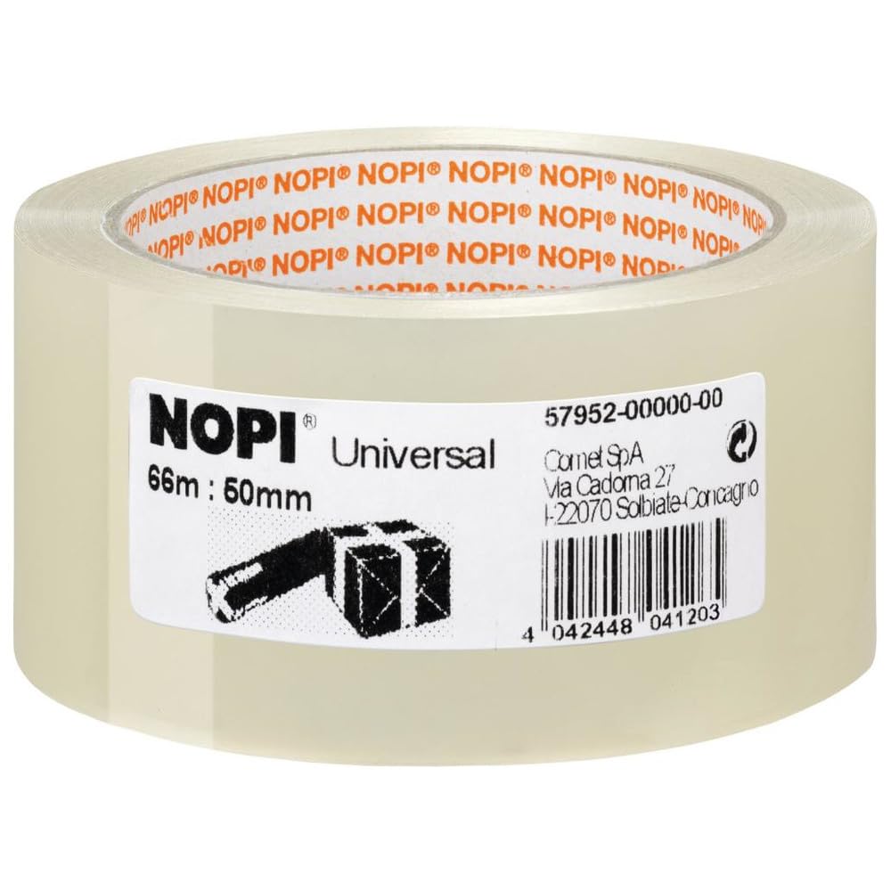 tesa-nopi-universal-paketklebeband-e28093-66-m-x-50-mm-braun-1-rolle image 3