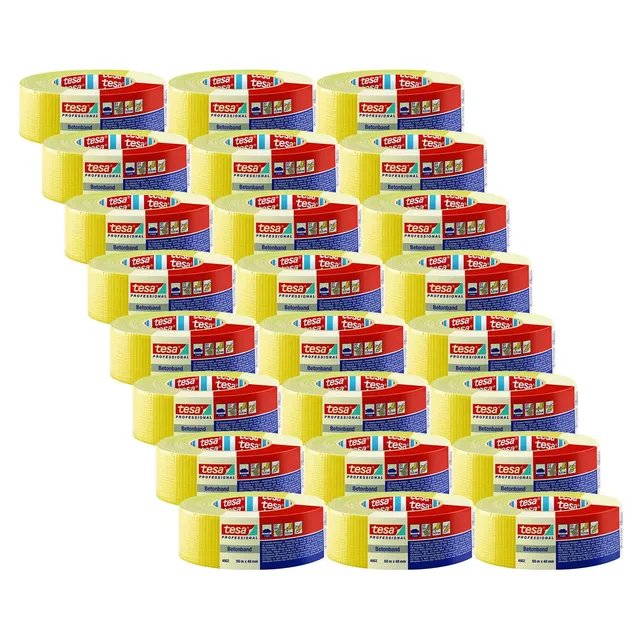 tesa-4662-allzweck-gewebeband-24er-pack-gelb-50-m-x-48-mm image 1