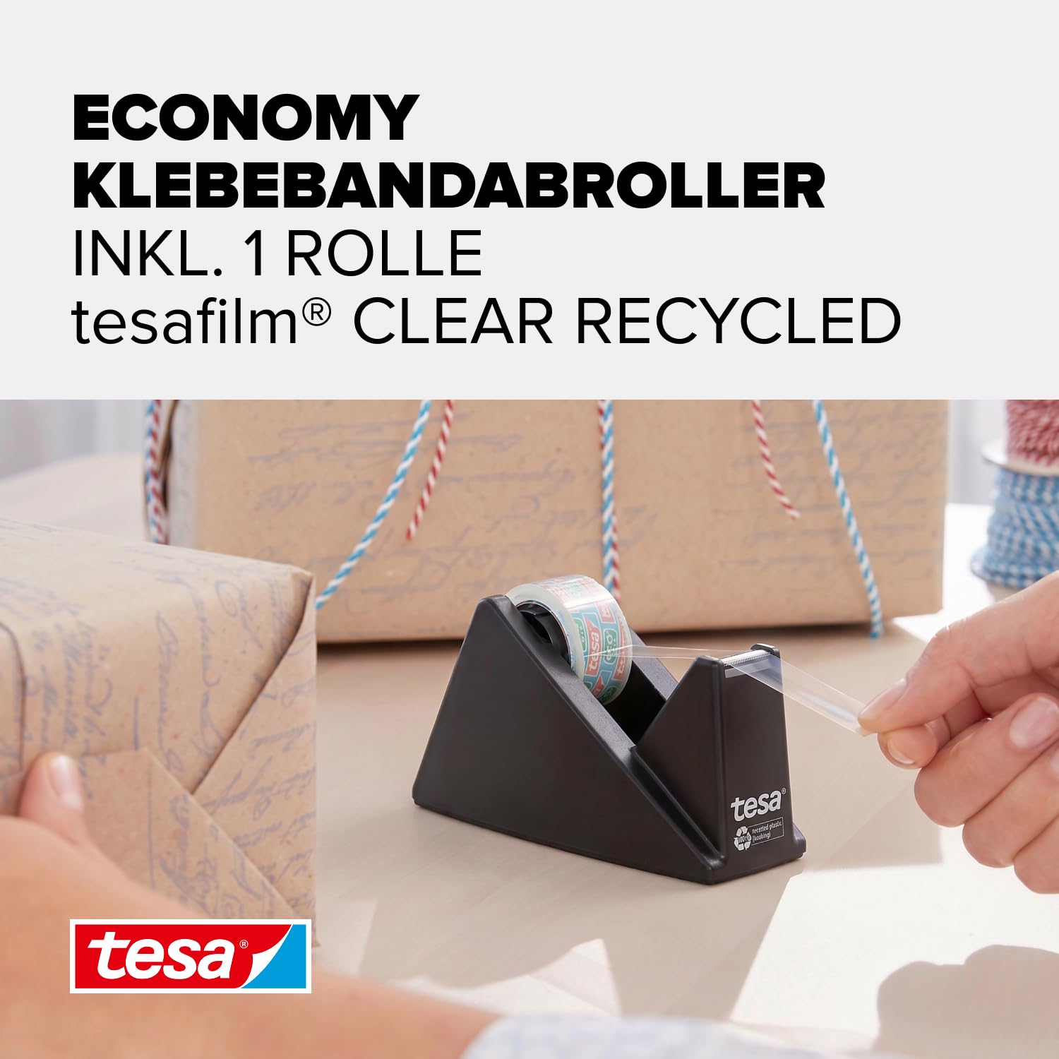 tesa-desk-dispenser-economy-recycled-tischabroller-inkl-tesafilm-clear-recycled image 3
