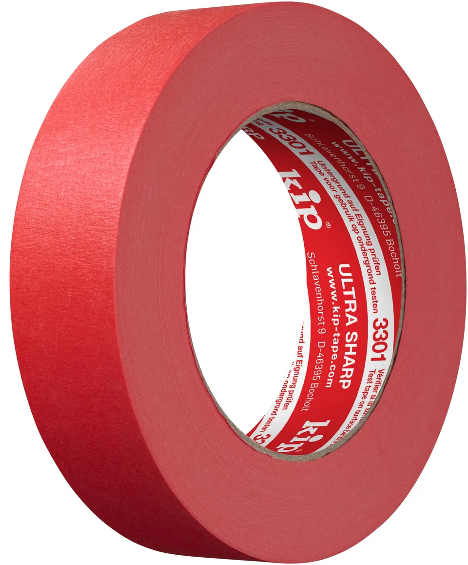 kip-tape-3301-ultra-sharp-abklebeband-rot-30-mm-x-50-m image 1
