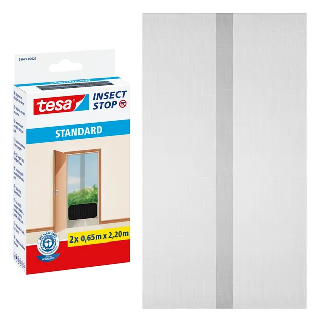 tesa-insect-stop-klett-fliegengitter-t-r-2x-65-cm-x-220-cm-anthrazit image 1