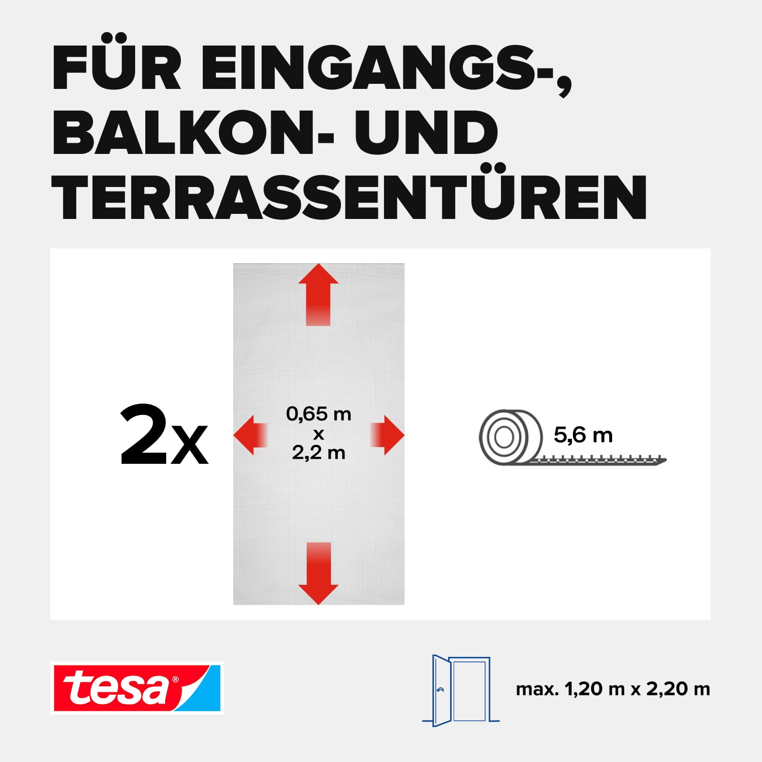 tesa-insect-stop-klett-fliegengitter-t-r-2x-65-cm-x-220-cm-anthrazit image 4