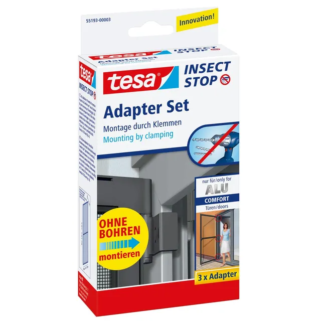 tesa-insect-stop-fliegengitter-adapter-set-f-r-alu-t-ren-wei-4 image 1