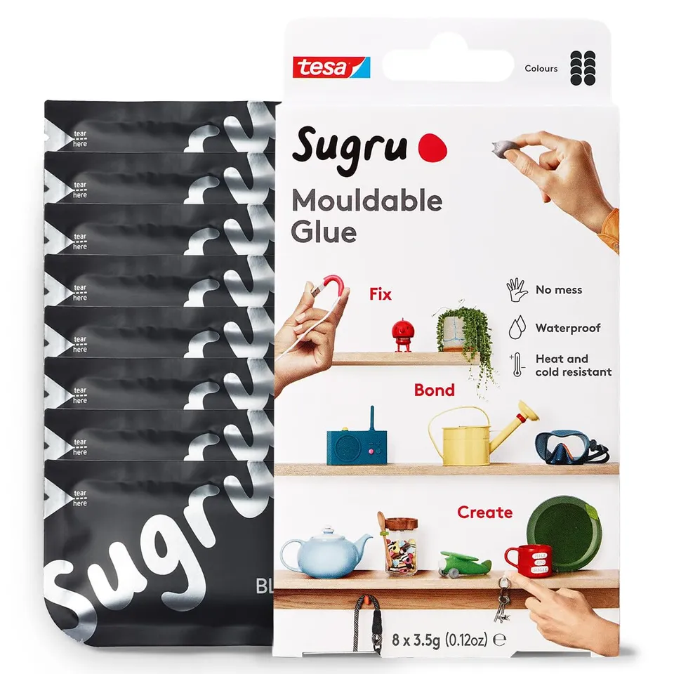 sugru-by-tesa-formbarer-allzweckkleber-schwarz-8-x-3-5-g image 1