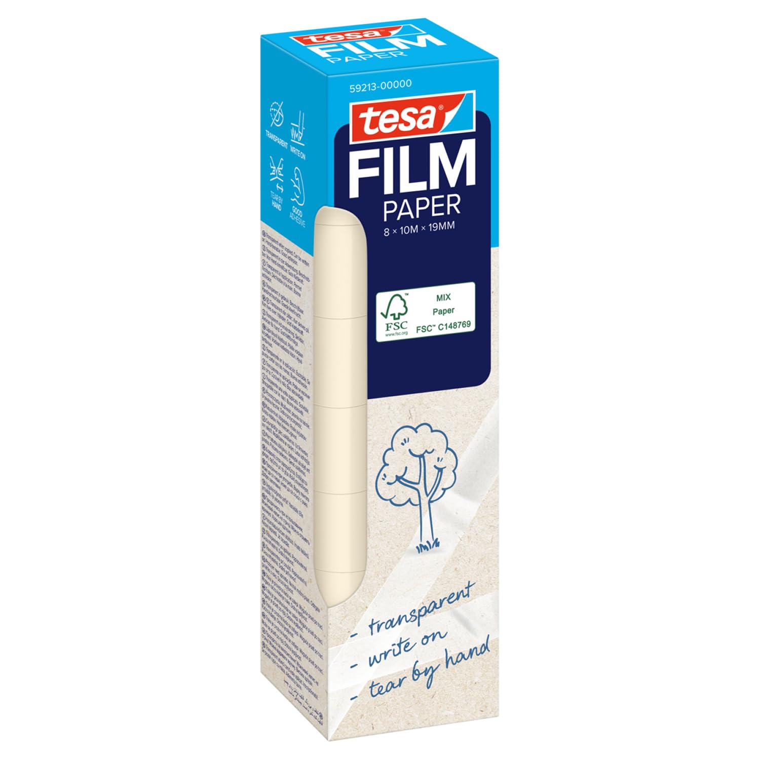 tesa-tesafilm-paper-transparent-19-mm-x-33-m-8-rollen image 8