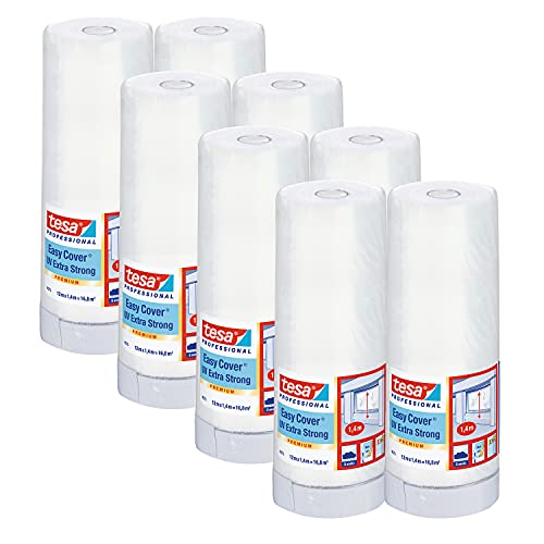 tesa-easy-cover-4373-uv-extra-stark-malerband-mit-folie-8er-pack-12-m-x-1-4-m image 3