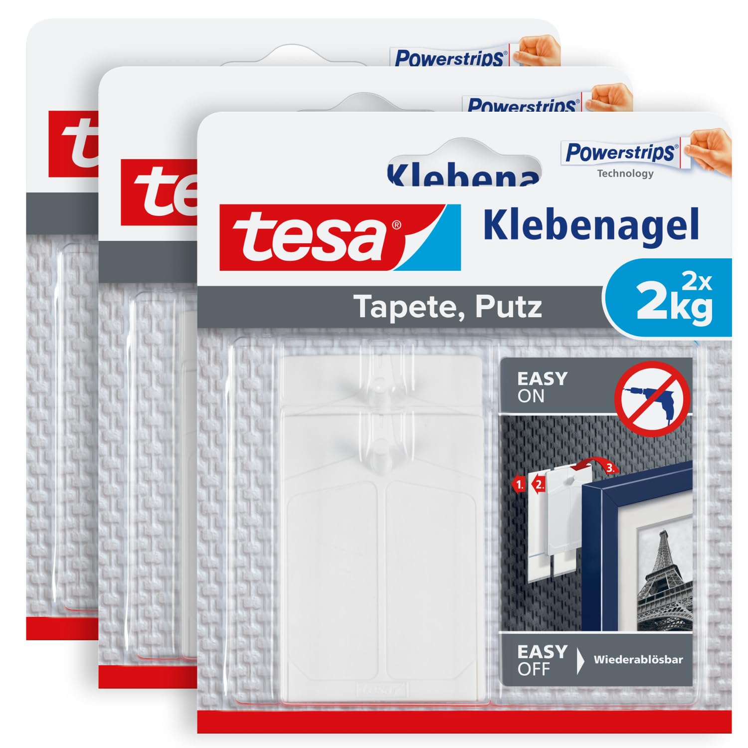 tesa-klebenagel-f-r-tapete-putz-2-kg-3-x-2-st-ck-inkl-powerstrips image 1