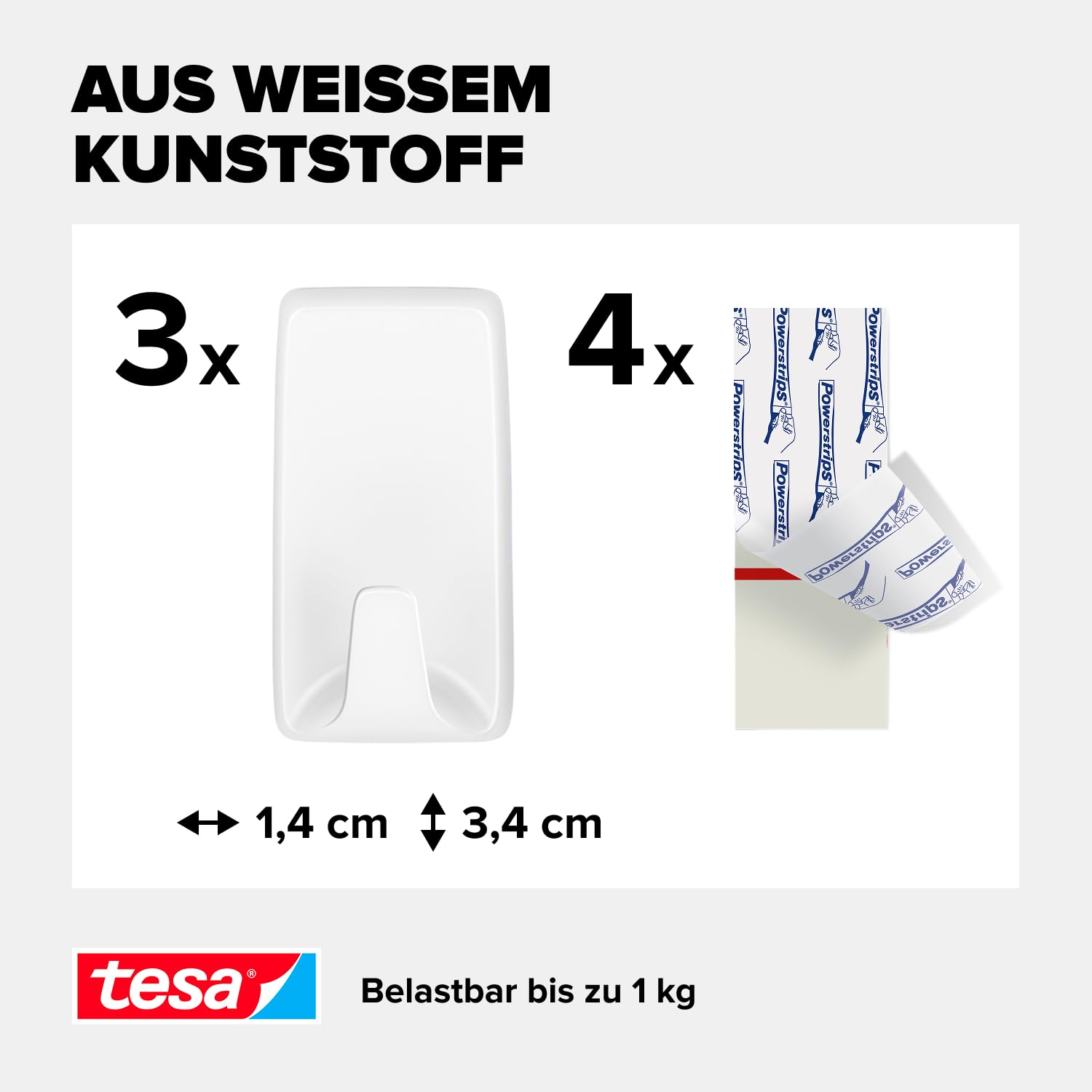 tesa-powerstrips-haken-small-eckig-wei-1-kg-halteleistung image 3