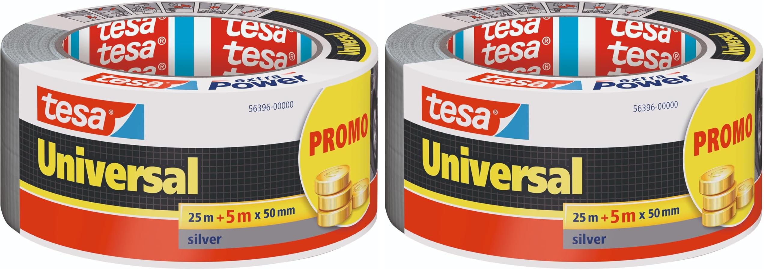 tesa-extra-power-universal-gewebeband-grau-30-m-x-50-mm image 8