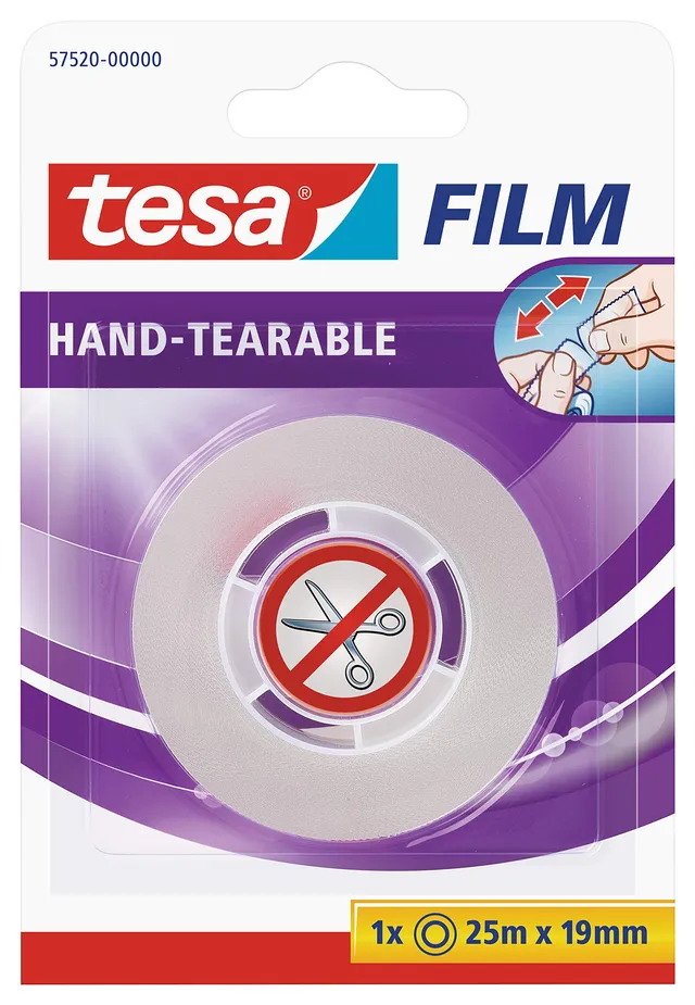 tesa-tesafilm-hand-tearable-transparent-25-m-x-19-mm-1-rolle image 1
