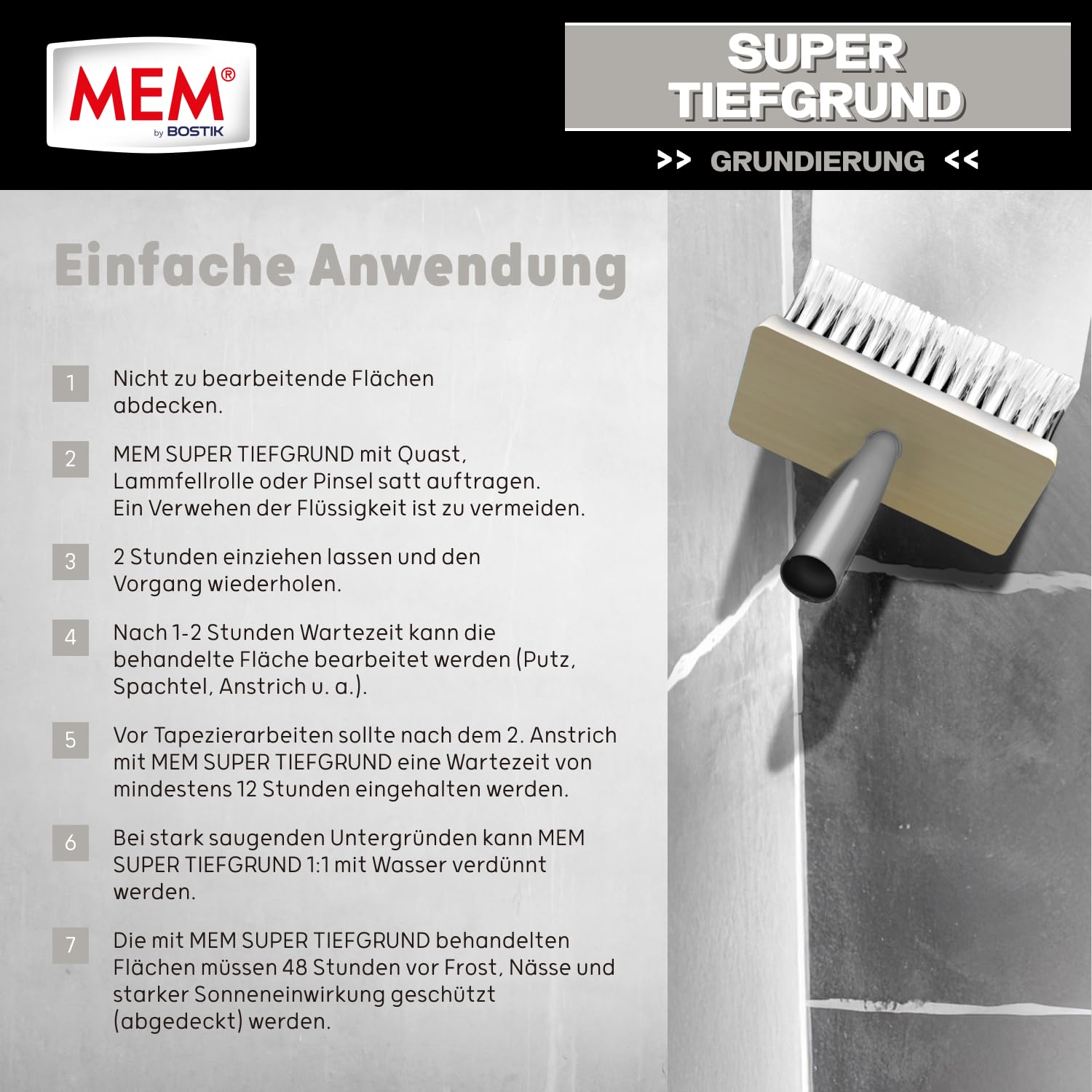 mem-super-tiefgrund-b7-grundierung-b7-1-l-b7-ffcr-saugende-und-nichtsaugende-unt image 7