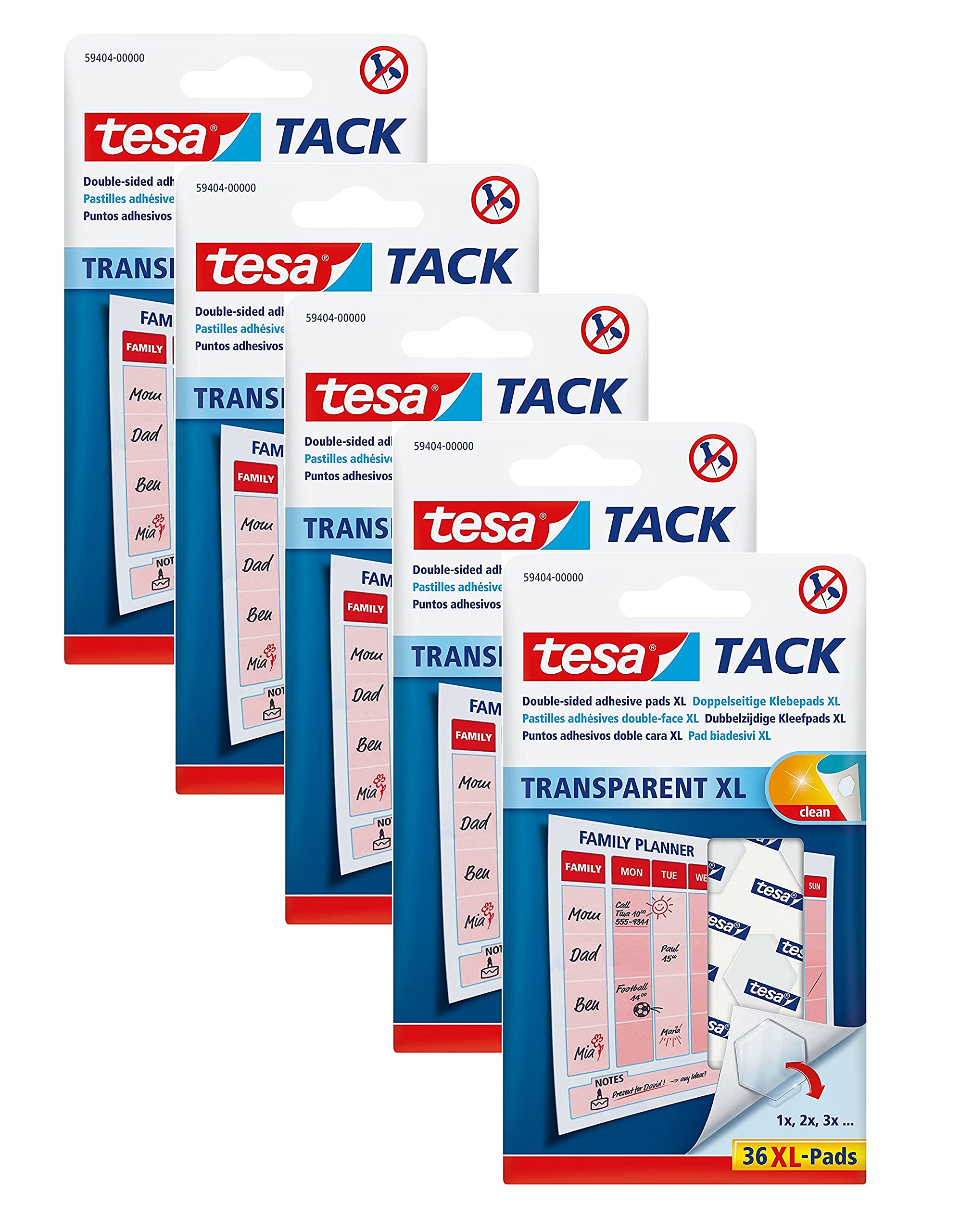 tesa-tack-doppelseitige-klebepads-transparent-2-1-x-60-pads image 8